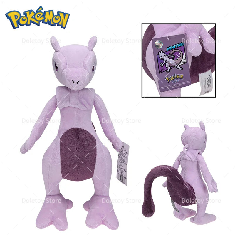 37cm Pokemon Plush Toy Mewtwo Anime Soft Stuffed Animal Toy Kawaii Cartoon Dolls Christmas Birthday Gifts for Children 37cm Pokemon Plush Toy Mewtwo Anime Soft Stuffed Animal Toy Kawaii Cartoon Dolls Christmas Birthday Gifts for Children